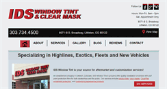 Desktop Screenshot of idswindowtint.com